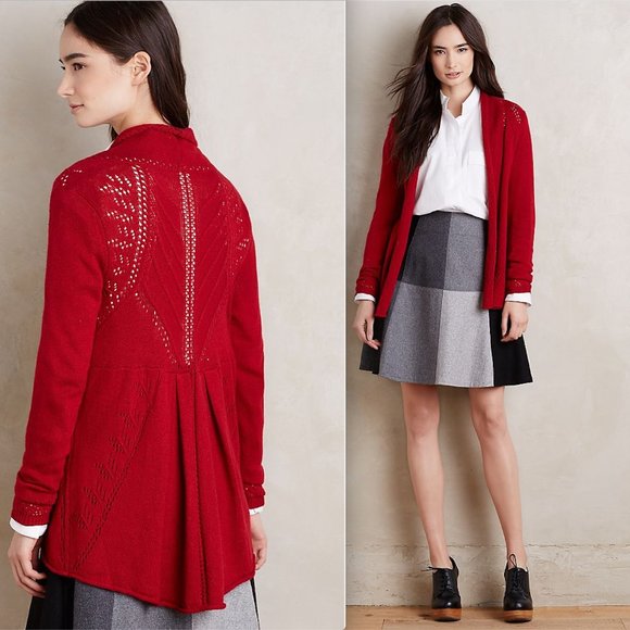 Anthropologie Sweaters - Knitted & Knotted Aida Pointelle Cardigan